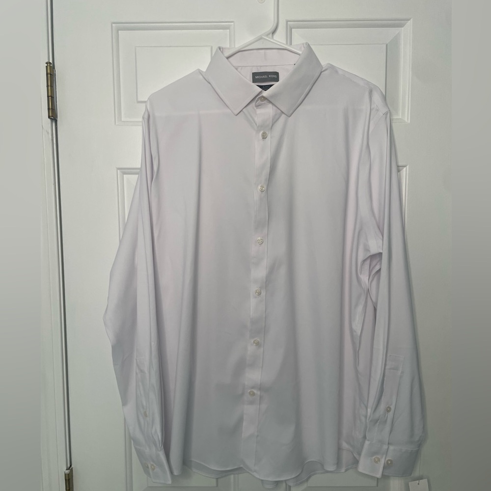 Michael Kors Classic White Dress Shirt